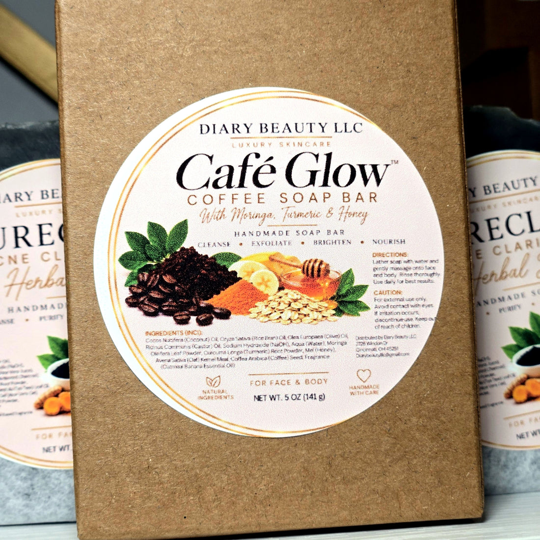 Lumévie Café Glow Coffee Soap Bar