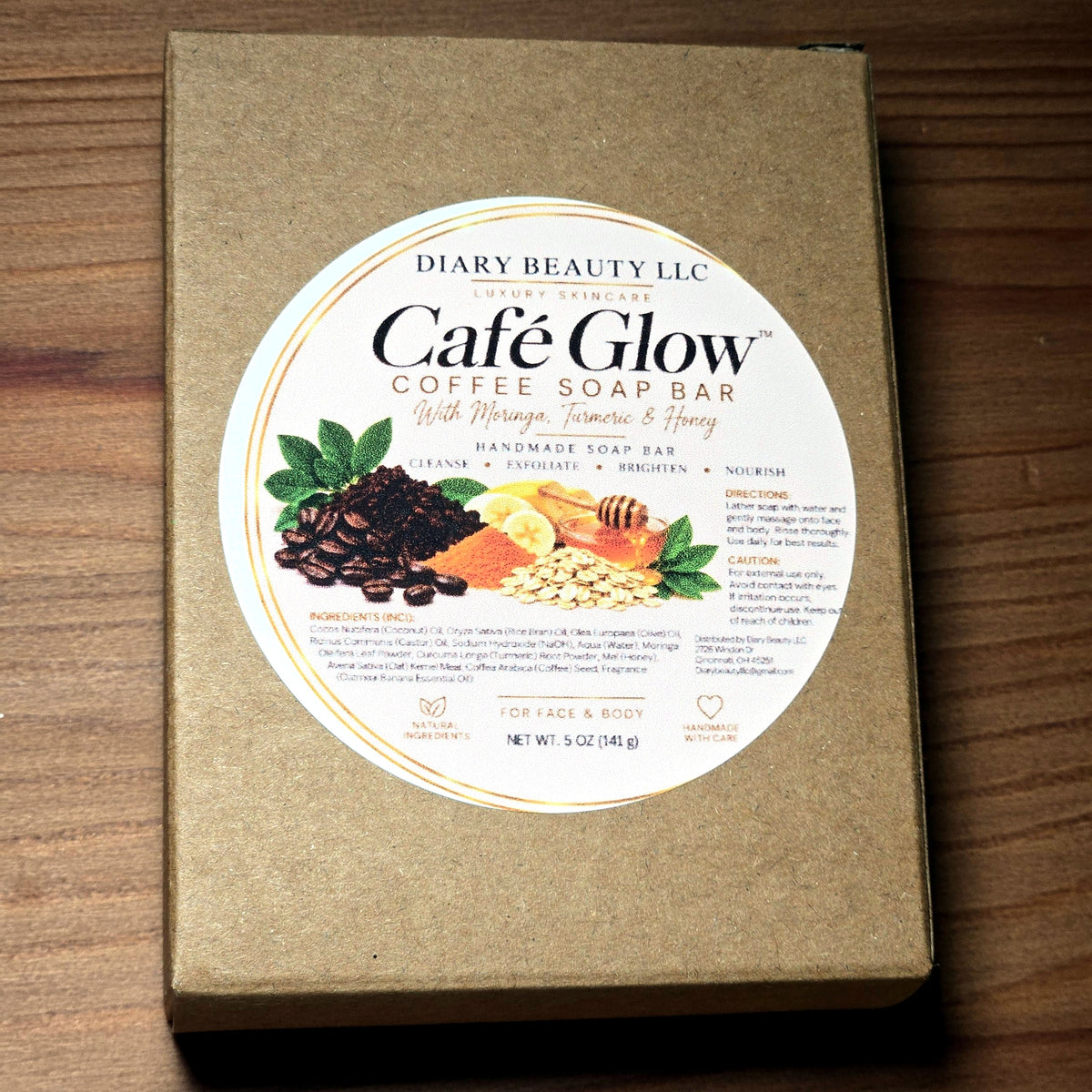 Lumévie Café Glow Coffee Soap Bar