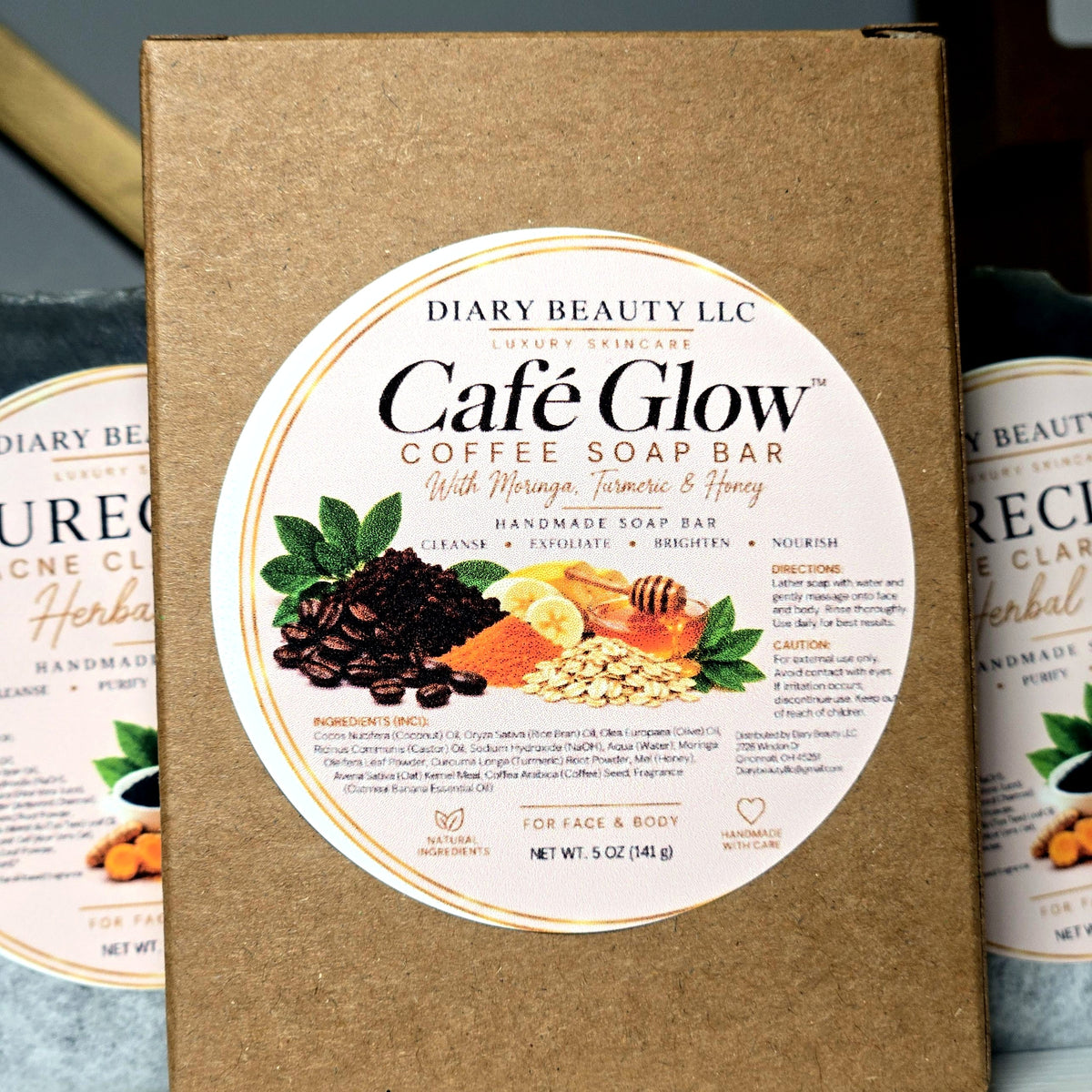 Lumévie Café Glow Coffee Soap Bar